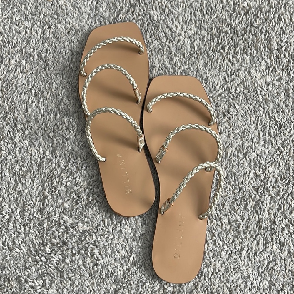 Gold Oceania Hello Molly Sandals